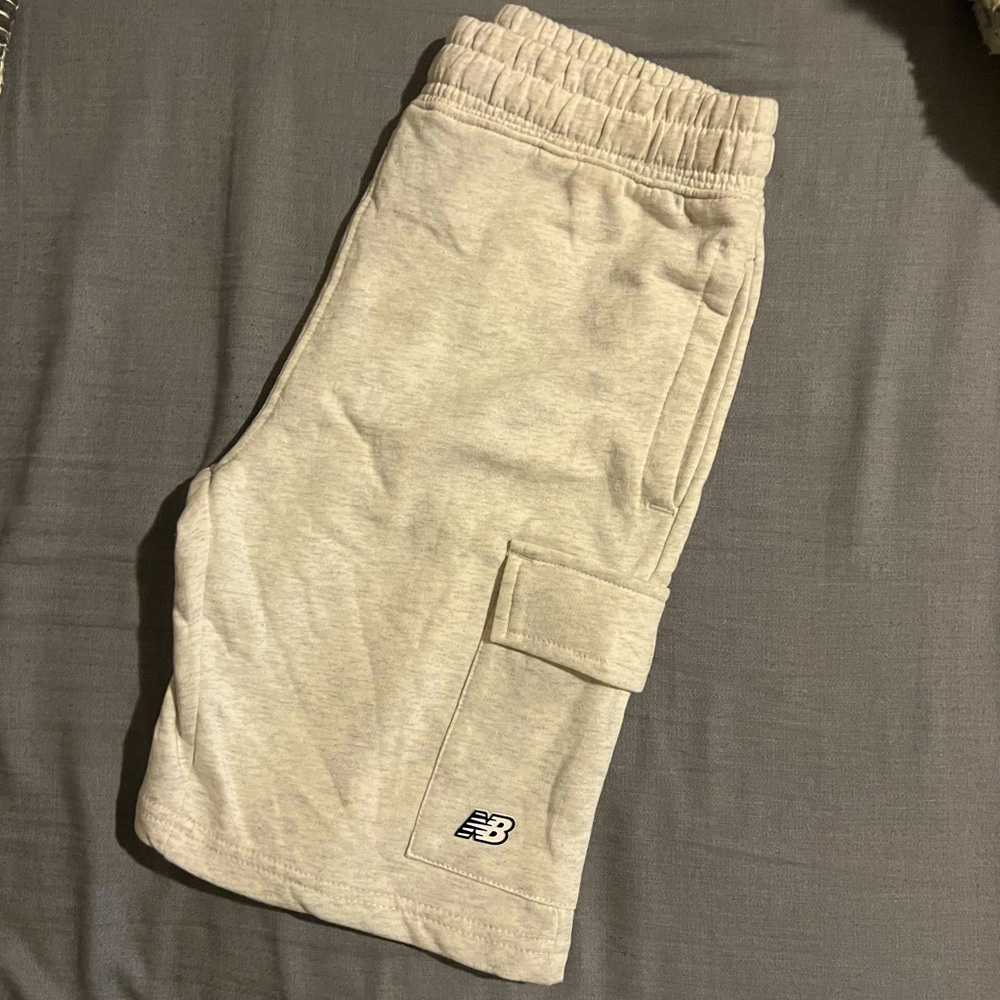 New Balance Kids' Gray Cargo Shorts
